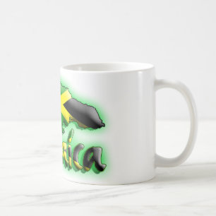 Caneca De Café Jamaica com título da bandeira