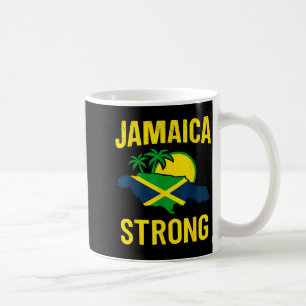 Caneca De Café Jamaica Forte Eu Amo Bandeira Jamaicana Coração Mu