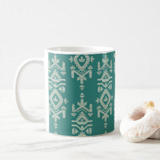 Caneca De Café Jamdani Print Folk Pattern