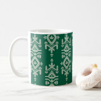 Caneca De Café Jamdani Print Folk Pattern