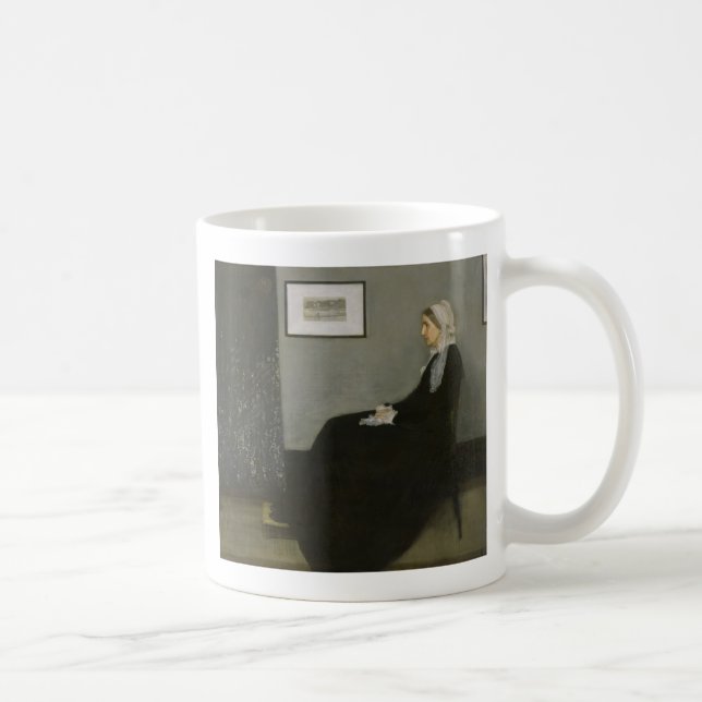 Caneca De Café James Abbott Whistler - Mãe de Assobiador (Direita)