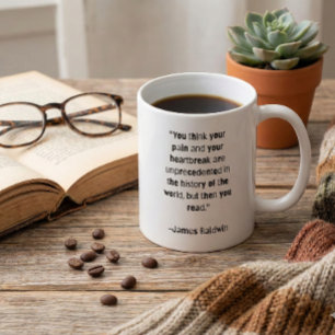 Caneca De Café James Baldwin Reader's Coffee Mug