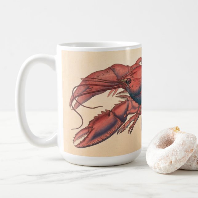 Caneca De Café James Sowerby Sernotated Lobster (Com Donut)
