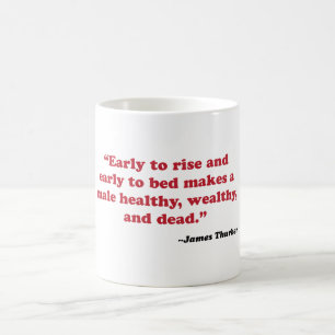 Caneca De Café James Thurber - cedo para aumentar