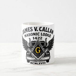 Caneca De Café James V. Callan Lodge #1422 Coffee Mug