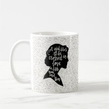Jane Austen Cote Mug - Comece Seu Dia Inspirado
