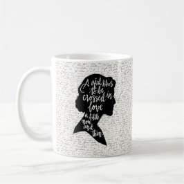 Caneca De Café Jane Austen Cote Mug - Comece Seu Dia Inspirado