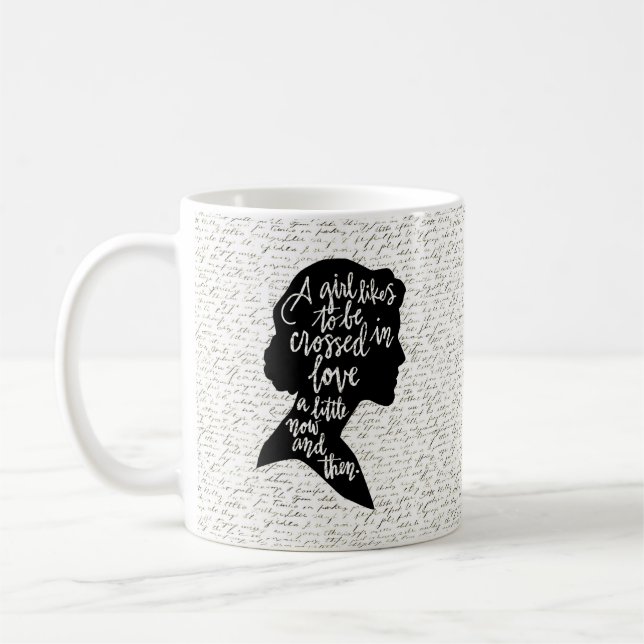 Caneca De Café Jane Austen Cote Mug - Comece Seu Dia Inspirado (Esquerda)