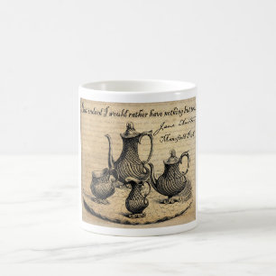 Caneca De Café Jane Austen: Nada mas chá