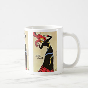 Caneca De Café Jane Avril, por Toulouse-Lautrec Henri De