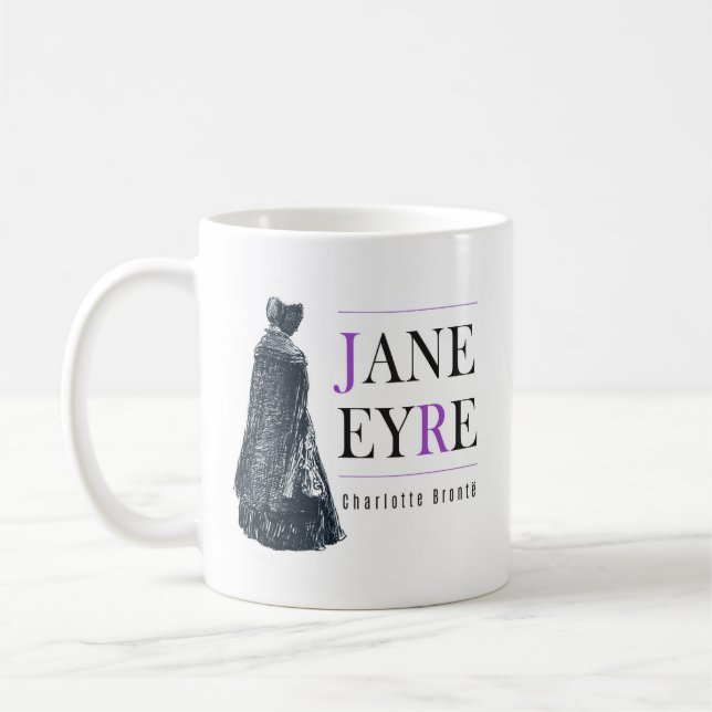Caneca De Café Jane Eyre em Cabo e Bonnet (Esquerda)