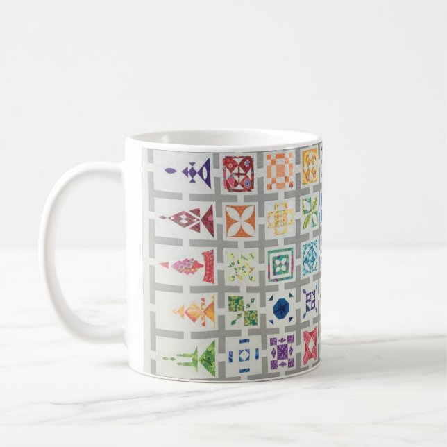 Caneca De Café Jane Stickle Quilt Mug (Esquerda)