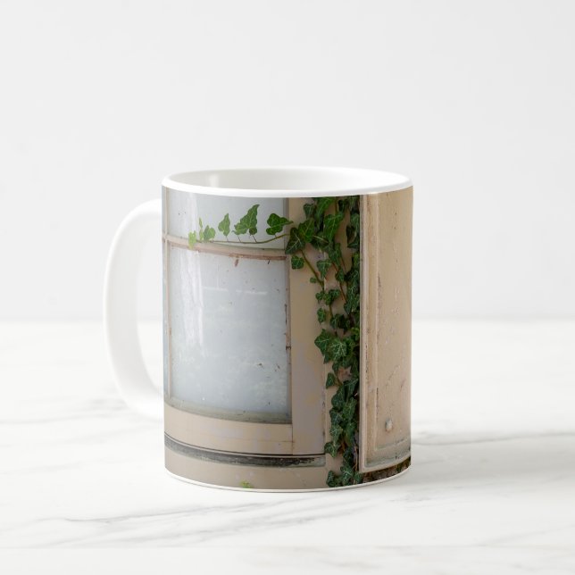 Caneca De Café Janela com Fern (Frente Esquerda)