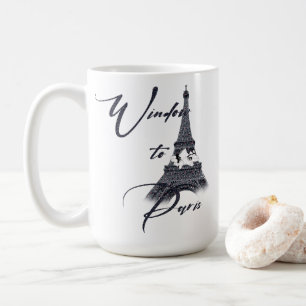 Caneca De Café Janela para Paris T-Shirt Chaveiro Puck USB C