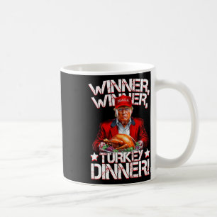 Caneca De Café Jantar de Ação de Graças divertido Trump Vencedor
