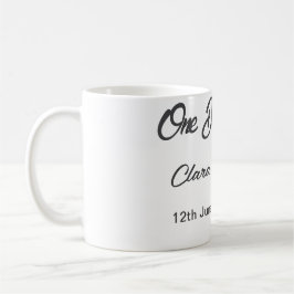 Caneca De Café jantar de ensaio Um dia longe noite antes nome da