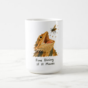 Caneca De Café Jantar Refinado Se Ele Se Move Arte de Dragão Barb