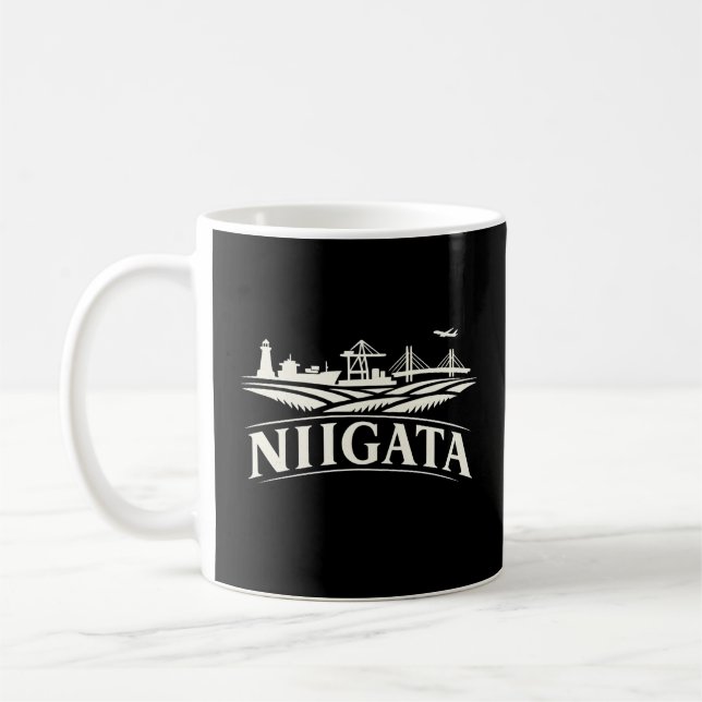 Caneca De Café Japan City - Niigata (Esquerda)