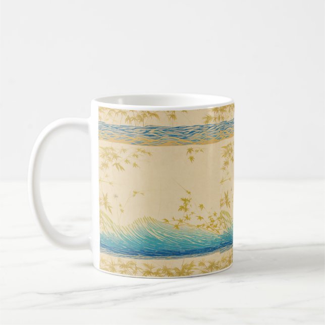 Caneca De Café Japanese-inspired Nature Scene Design Mugs (Esquerda)