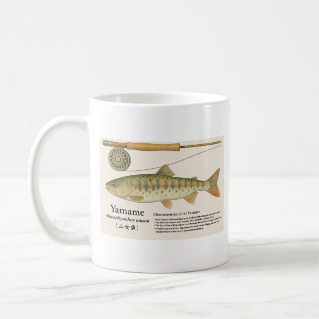 Caneca De Café Japanese Native Trout – Yamame Mug (Esquerda)