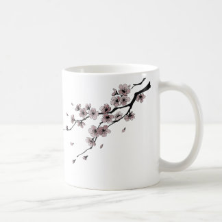 Caneca De Café Japanese Samurai&Sakura Ink Art Mug