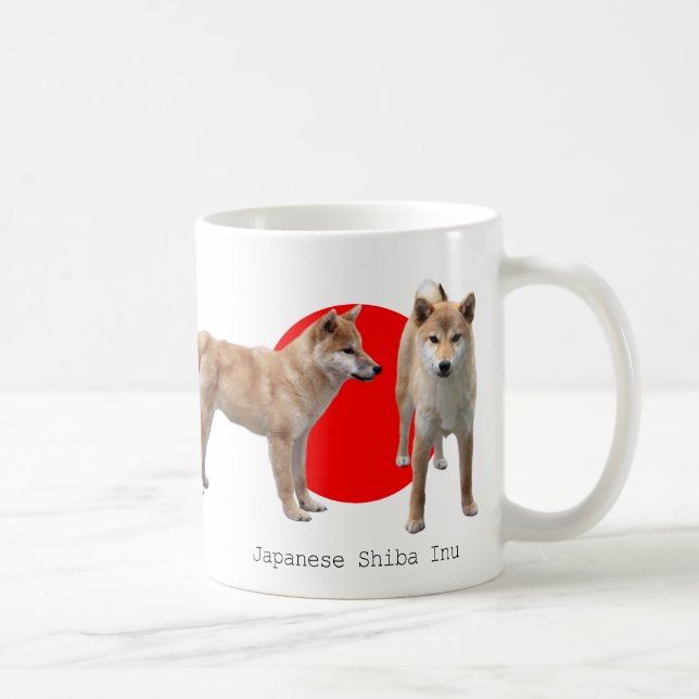 Caneca De Café “Japanese Shiba Inu” (Direita)