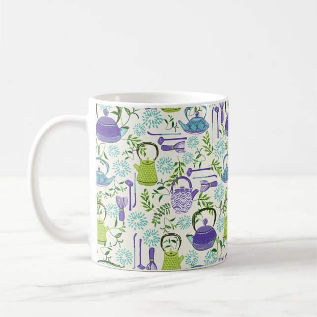 Caneca De Café Japanese Teapot Green Tea  (Esquerda)