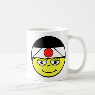 Caneca De Café Japão Face Café Mug