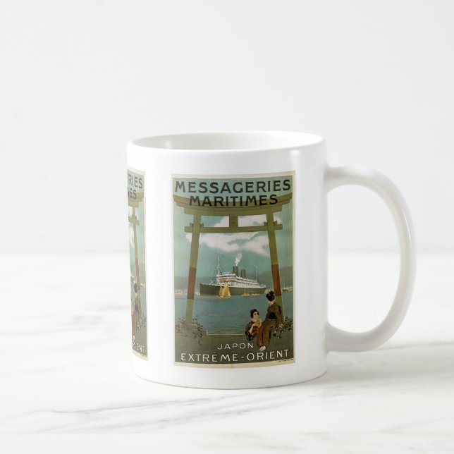 Caneca De Café "Japon Extremo-Oriente" Messegeries Maritimes (Direita)