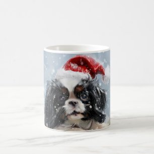 Caneca De Café Japonês Cachorro Natal Festivo