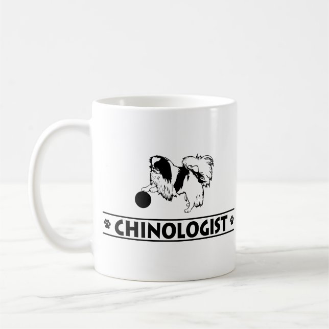 Caneca De Café Japonês cómico Chin (Esquerda)