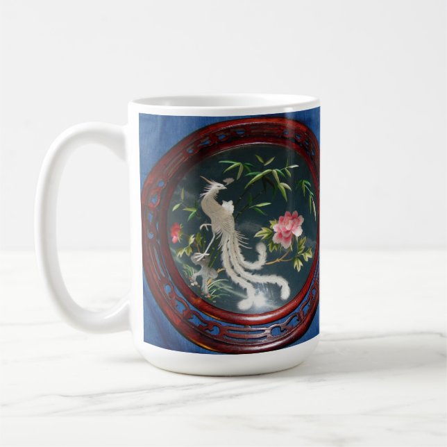 CANECA DE CAFÉ JAPONÊS PEACOCK FLORAL CAFÉ MUG (Esquerda)