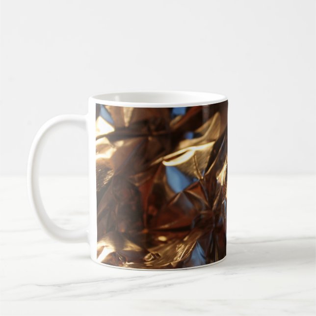 Caneca De Café Jaqueta de couro preto e azul (Esquerda)