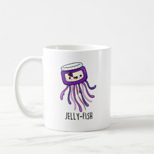 Caneca De Café Jar Pun Gelly-Fish