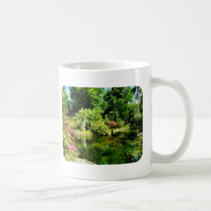 Caneca De Café Jardim Com Estátua Freeport Bahamas