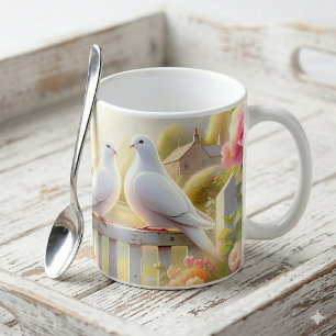 Caneca De Café Jardim da Casa das Pombas Brancas