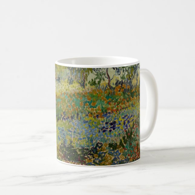 Caneca De Café Jardim de Arles - Vincent Van Gogh (Frente Esquerda)