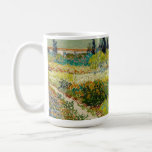 Caneca De Café Jardim de Arles | Vincent Van Gogh<br><div class="desc">Jardim em Arles (1888) pelo artista poste-impressionista holandês Vincent Van Gogh. Arte original é um óleo na canvas que representa uma paisagem luxuosa de flores coloridas. Use as ferramentas de design para adicionar texto personalizado ou personalizar a imagem.</div>