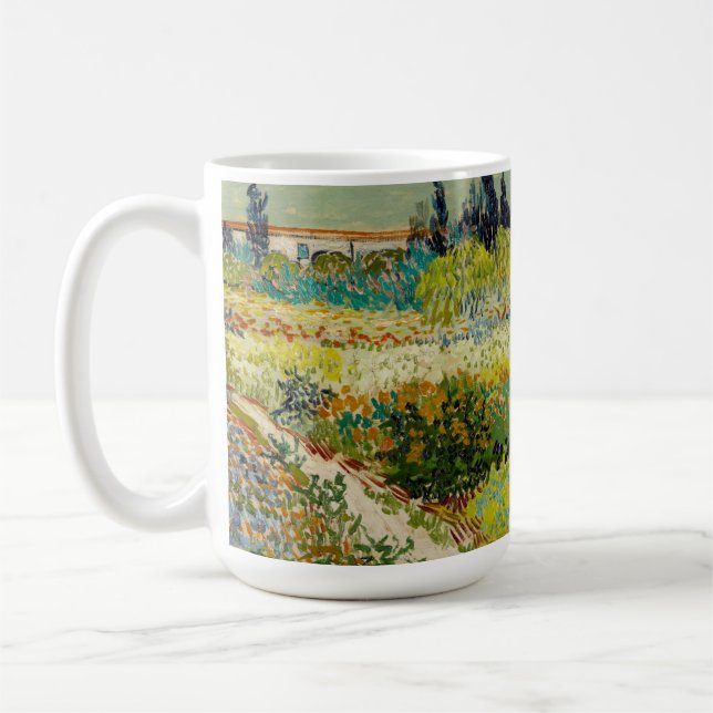 Caneca De Café Jardim de Arles | Vincent van Gogh (Esquerda)