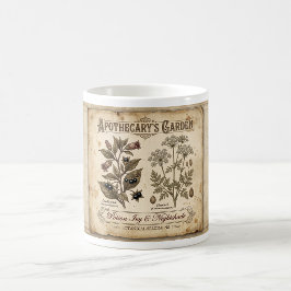 Caneca De Café Jardim de Ervas Poison Nightshade