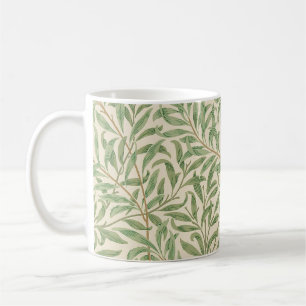 Caneca De Café Jardim de Flores Clássico com Ramos de Salgueiro d