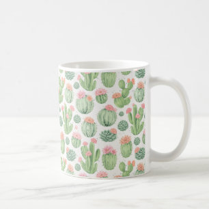 Caneca De Café Jardim de Flores de Cacto