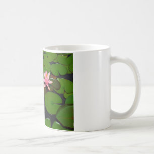 Caneca De Café Jardim de flores de lírios, de lágrimas, de lótus