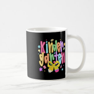 Caneca De Café Jardim de Infância Arco Lápis Flores Divertido Vol