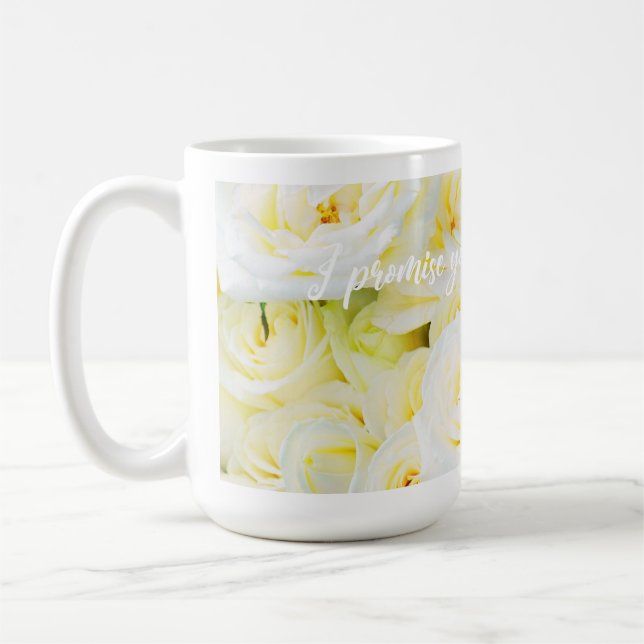 Caneca de Café Jardim de Rosas (Esquerda)