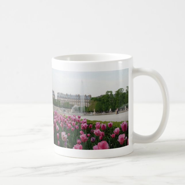 Caneca De Café Jardim de Tuilarias em floração (Direita)
