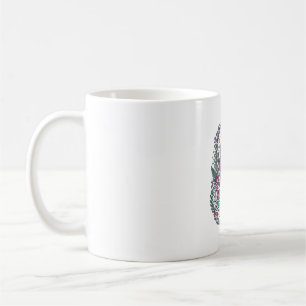 Caneca De Café Jardim de Unicórnio Bruxa Unicórnio Roupas Colorid