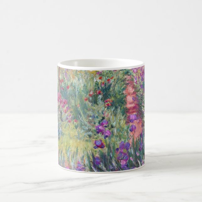 Caneca De Café Jardim do Artista em Giverny por Claude Monet (Centro)