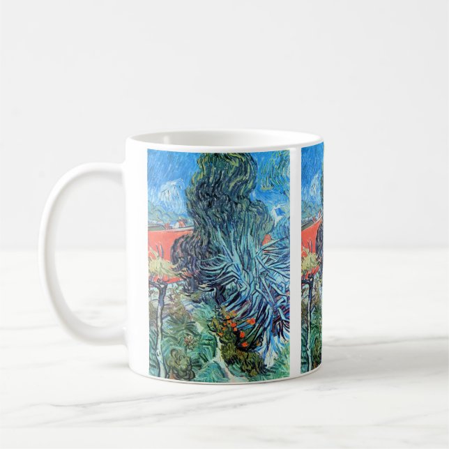 Caneca De Café Jardim do Dr. Gachet, Auvers de Vincent van Gogh (Esquerda)