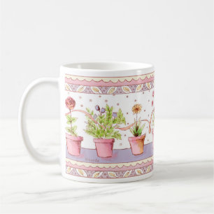 Caneca De Café Jardim do Windows Whimsical